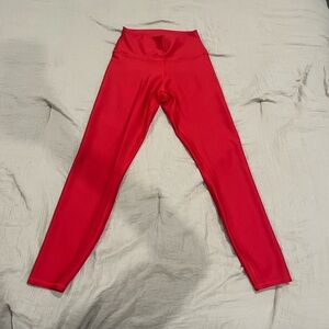 Alo 7/8 High Waist Airlift Legging in Bold Red Color